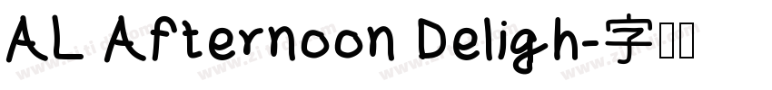AL Afternoon Deligh字体转换